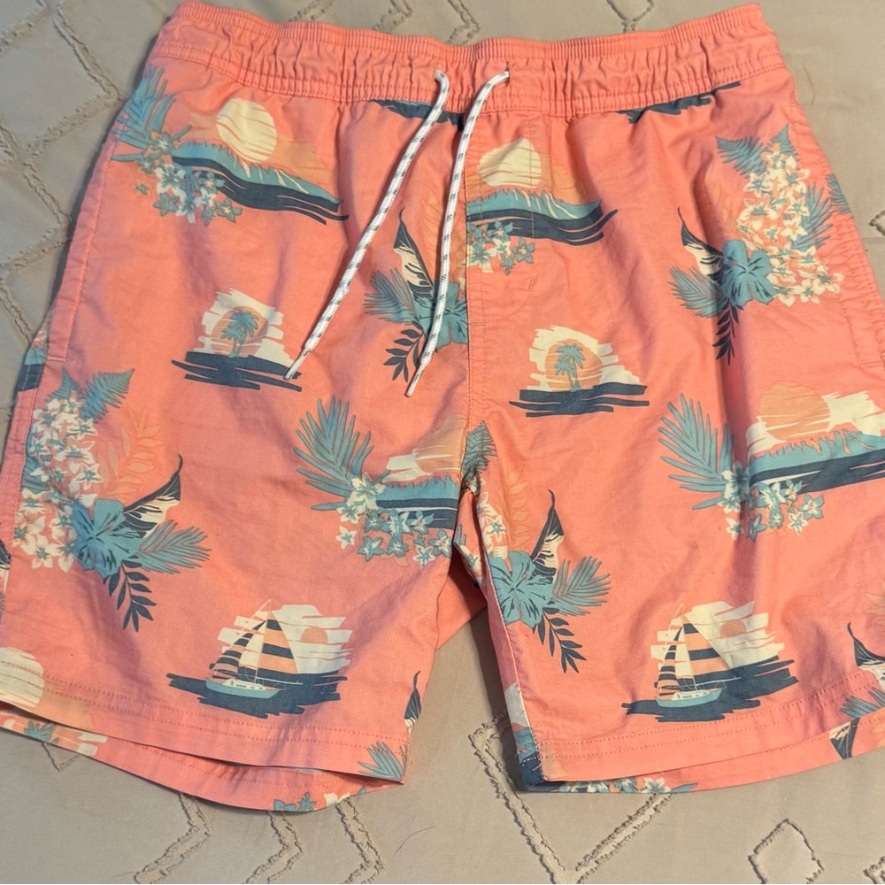 Goodfellow & Co Coral Tropical Board Shorts